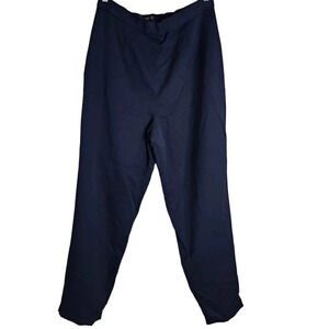 Classiques Entier Vintage Women’s Wool Pants 14 Navy Blue